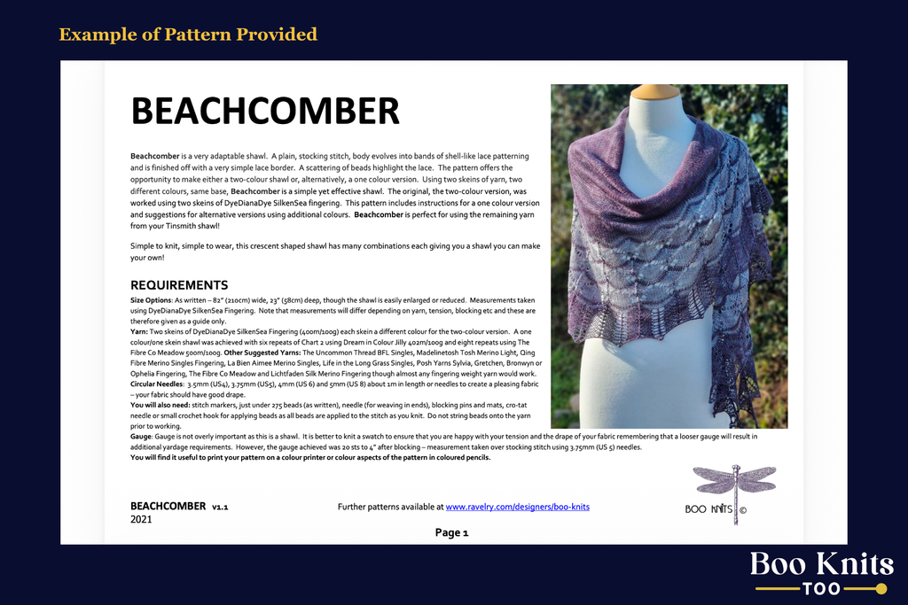Beachcomber Shawl Knitting Kit