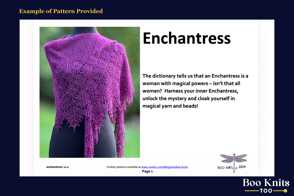 Enchantress Shawl Knitting Kit