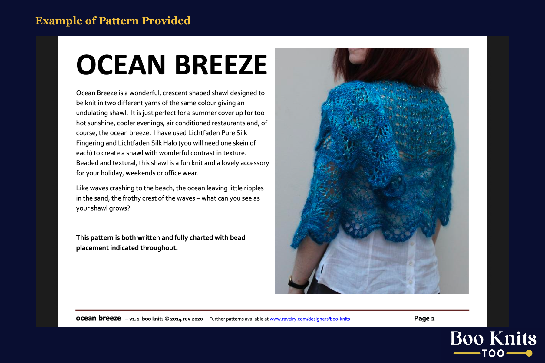 Ocean Breeze Shawl Knitting Kit