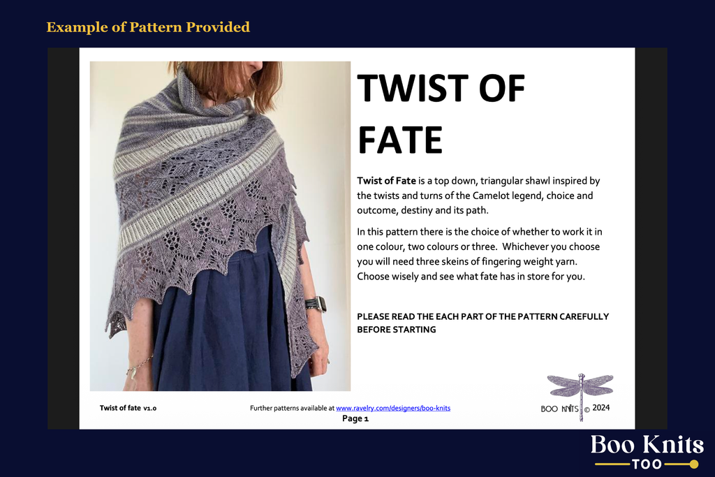 Twist of Fate Shawl Knitting Kit
