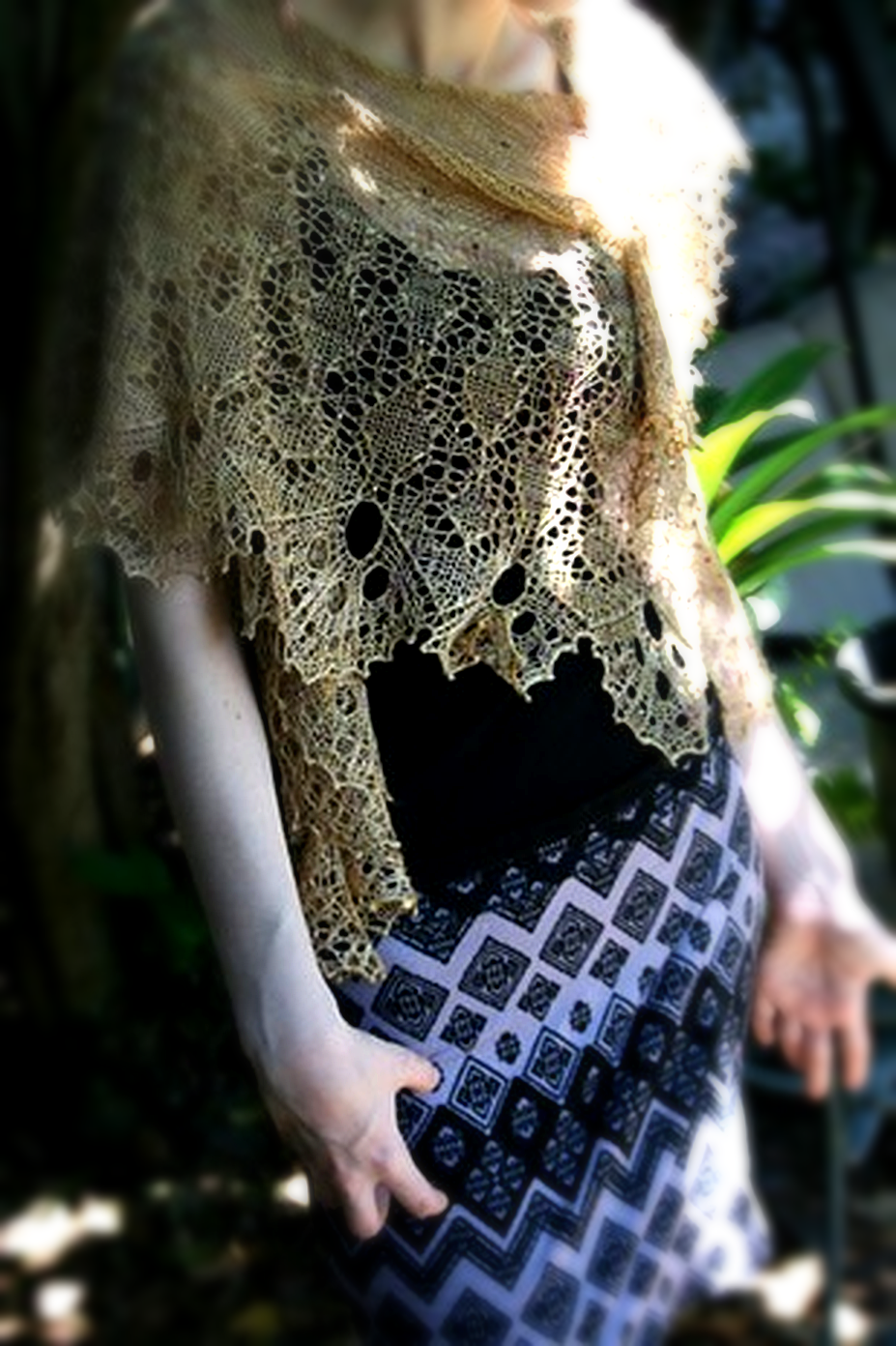 Danse Macabre Shawl Knitting Kit