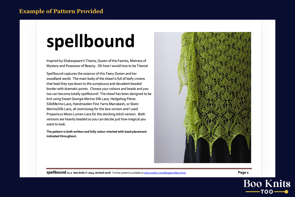 Spellbound Shawl Knitting Kit